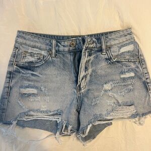 Denim shorts